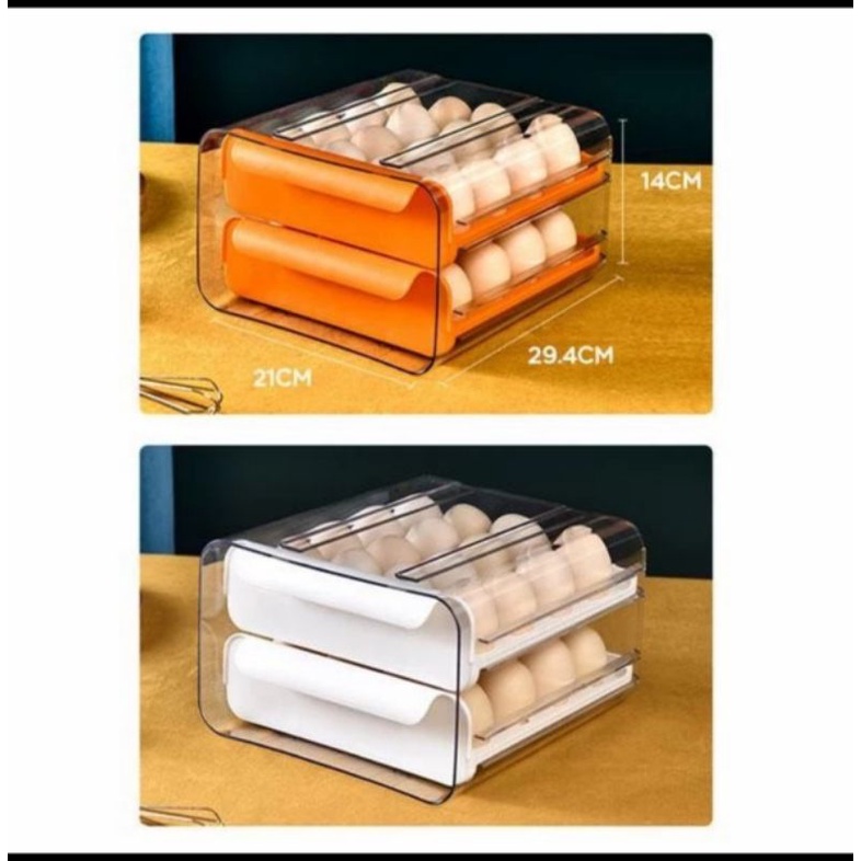 SAMONO Storage Box 2 Layers Egg Box SSB32