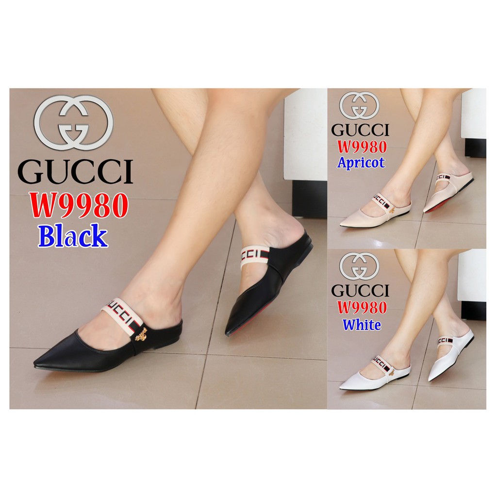 CK03 Flat Shoes Gucci W9980 SEPATU WANITA SEPATU IMPOR