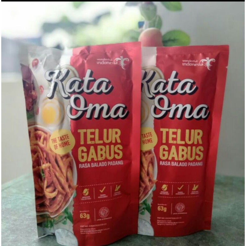 

TELUR GABUS KATA OMA