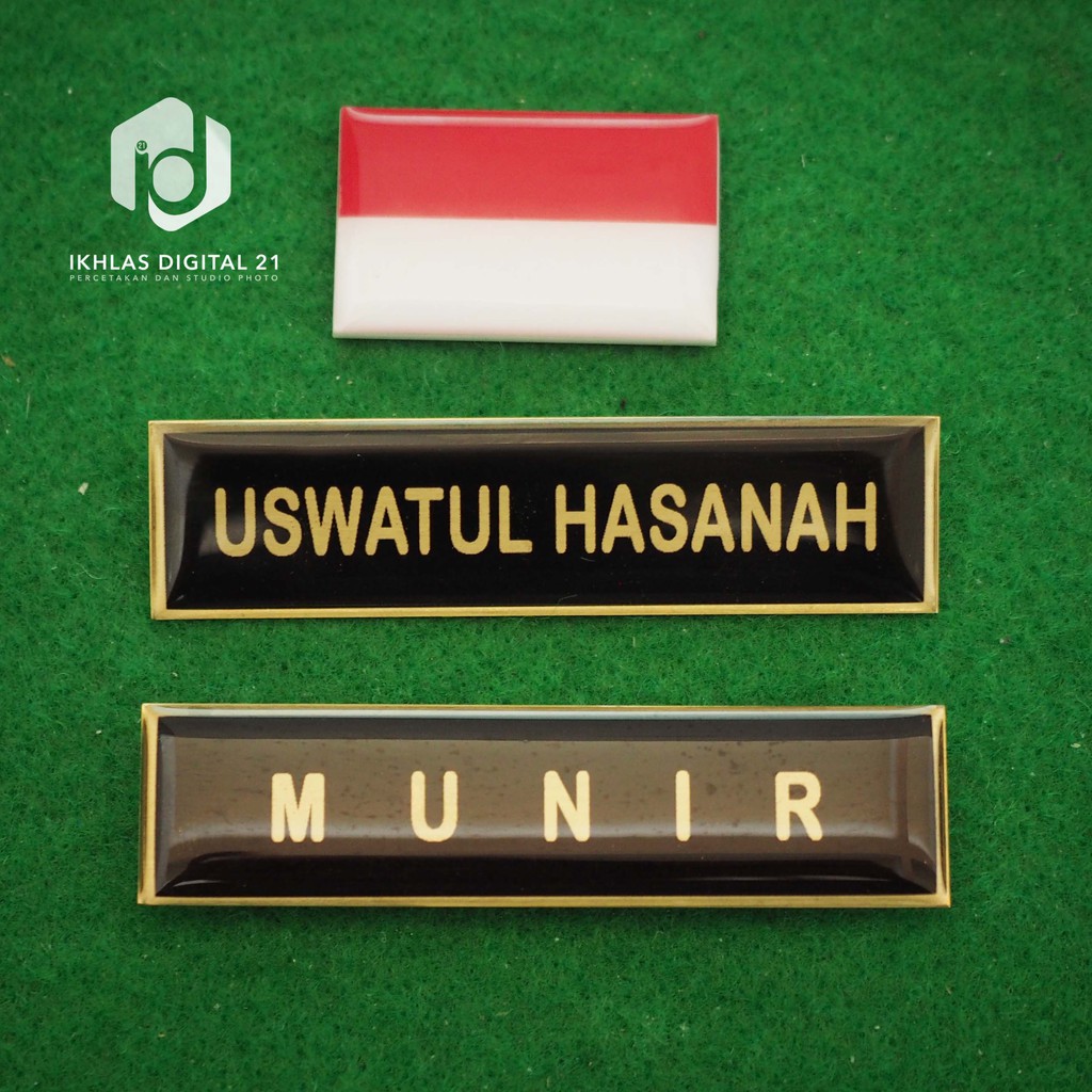 

NAME TAG KUNINGAN/PIN KUNINGAN/NAMA DADA/PENITI