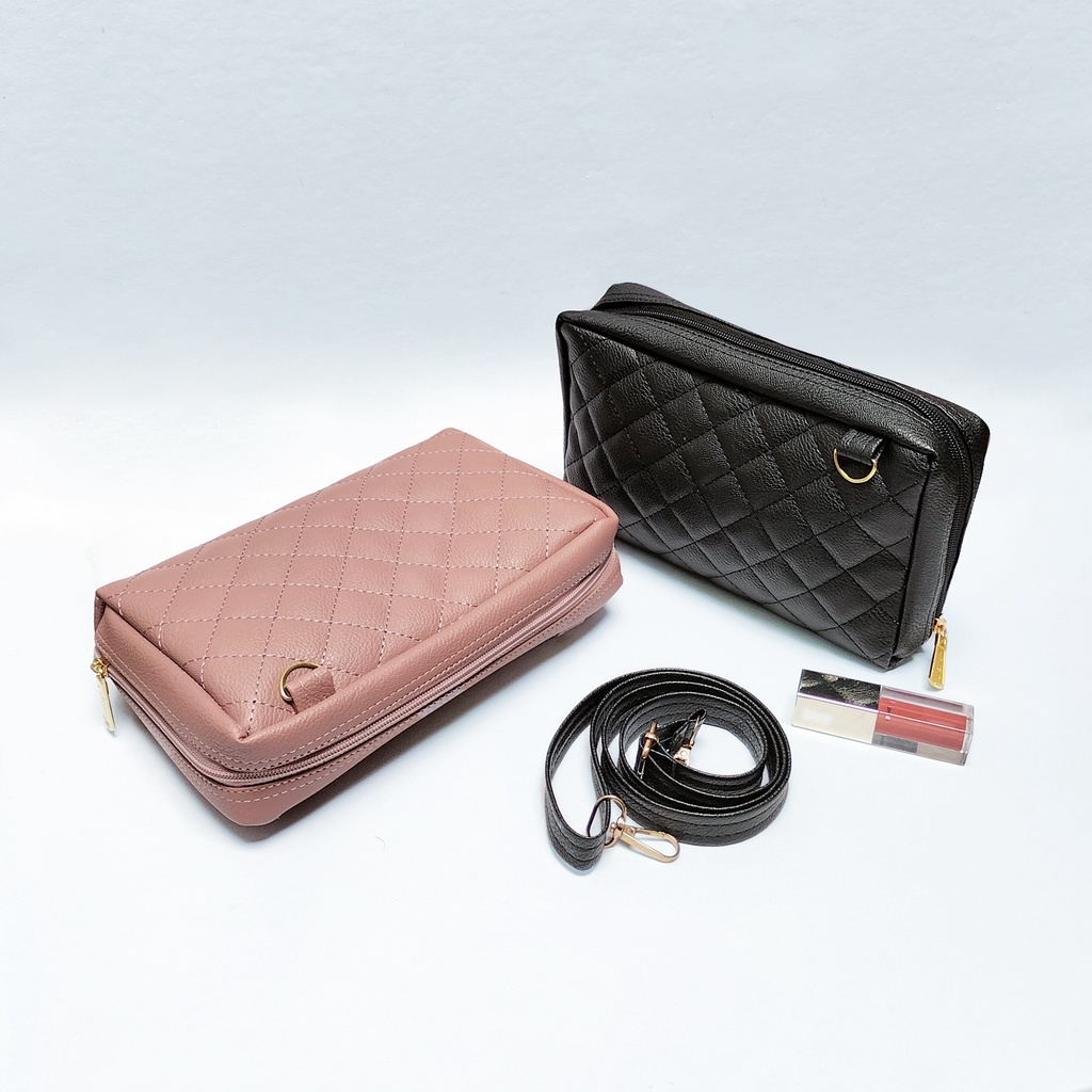 Clutch kosmetik wanita Tas make up Tempat Make Up Pouch Travel Organizer Wadah Peralatan pouch Make up jumbo