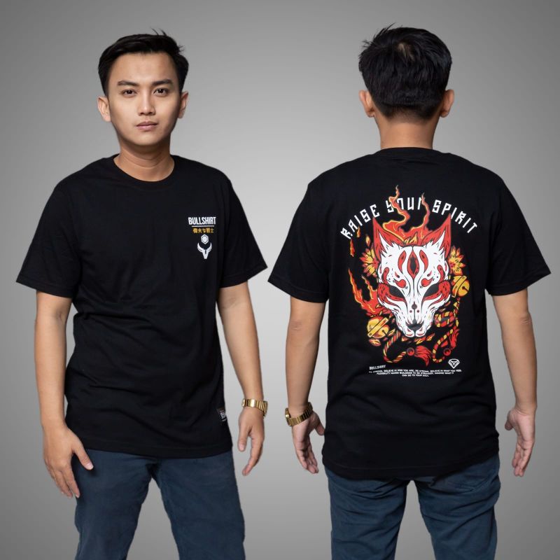 kaos Japan art bullshirt