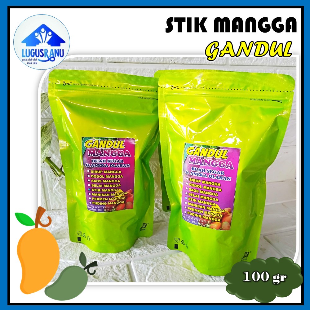 

Stick Mangga Camilan Instan Rasa Khas Mangga "Gandul" Jajanan Siap Makan