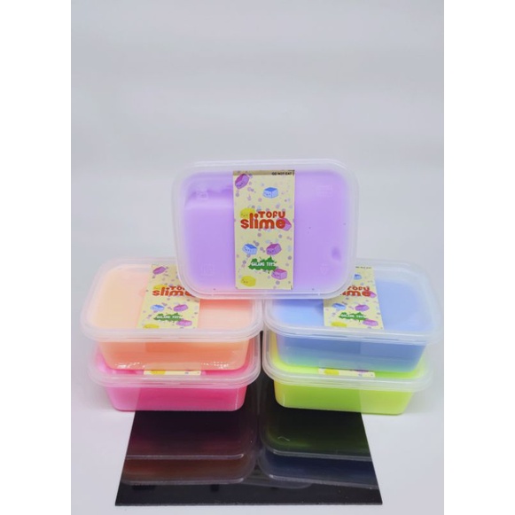 Slime Toffu original / slime tofu wangi kotak besar isi 5pcs