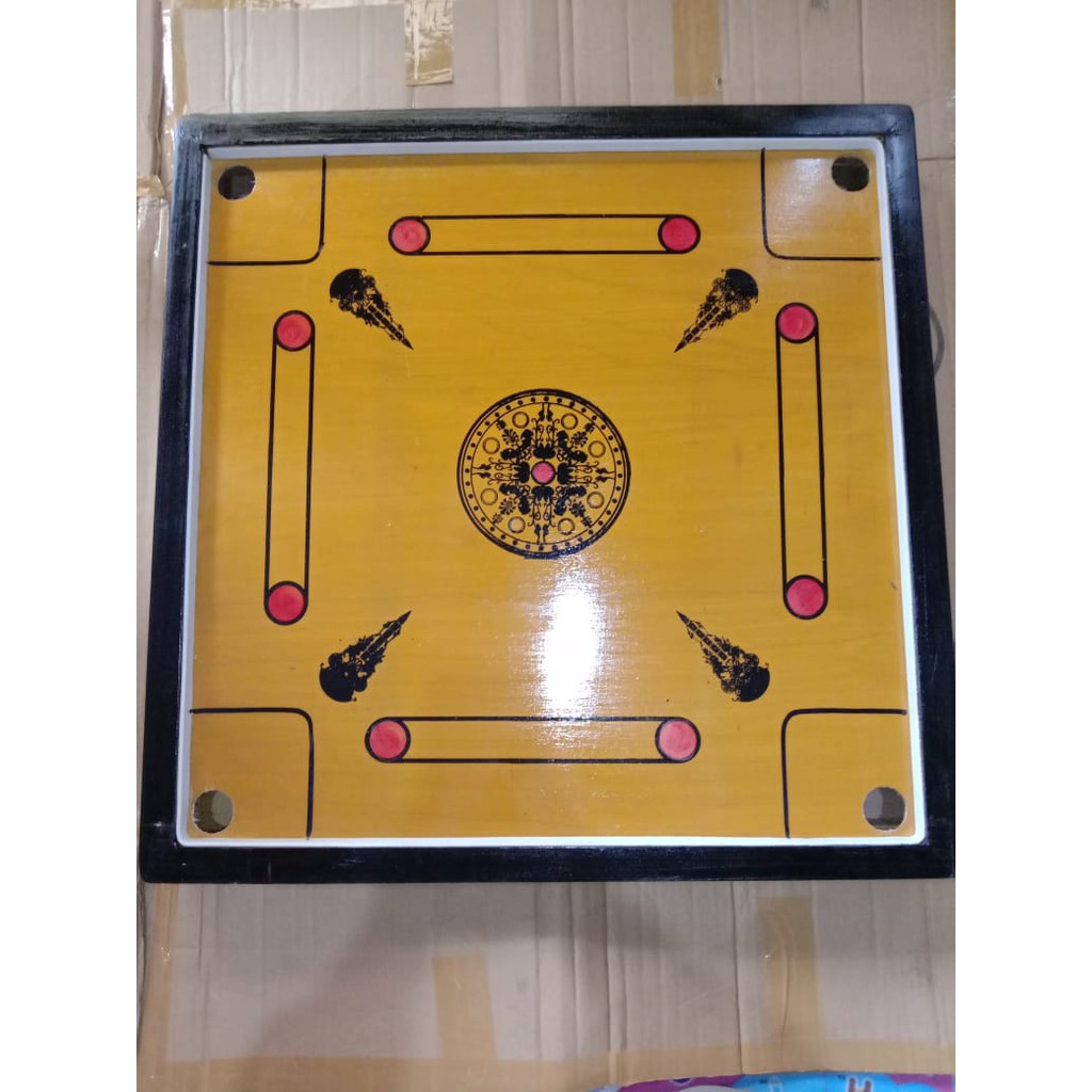 Meja Karambol Ukuran 90x90 Free Kristal + Biji Karambol