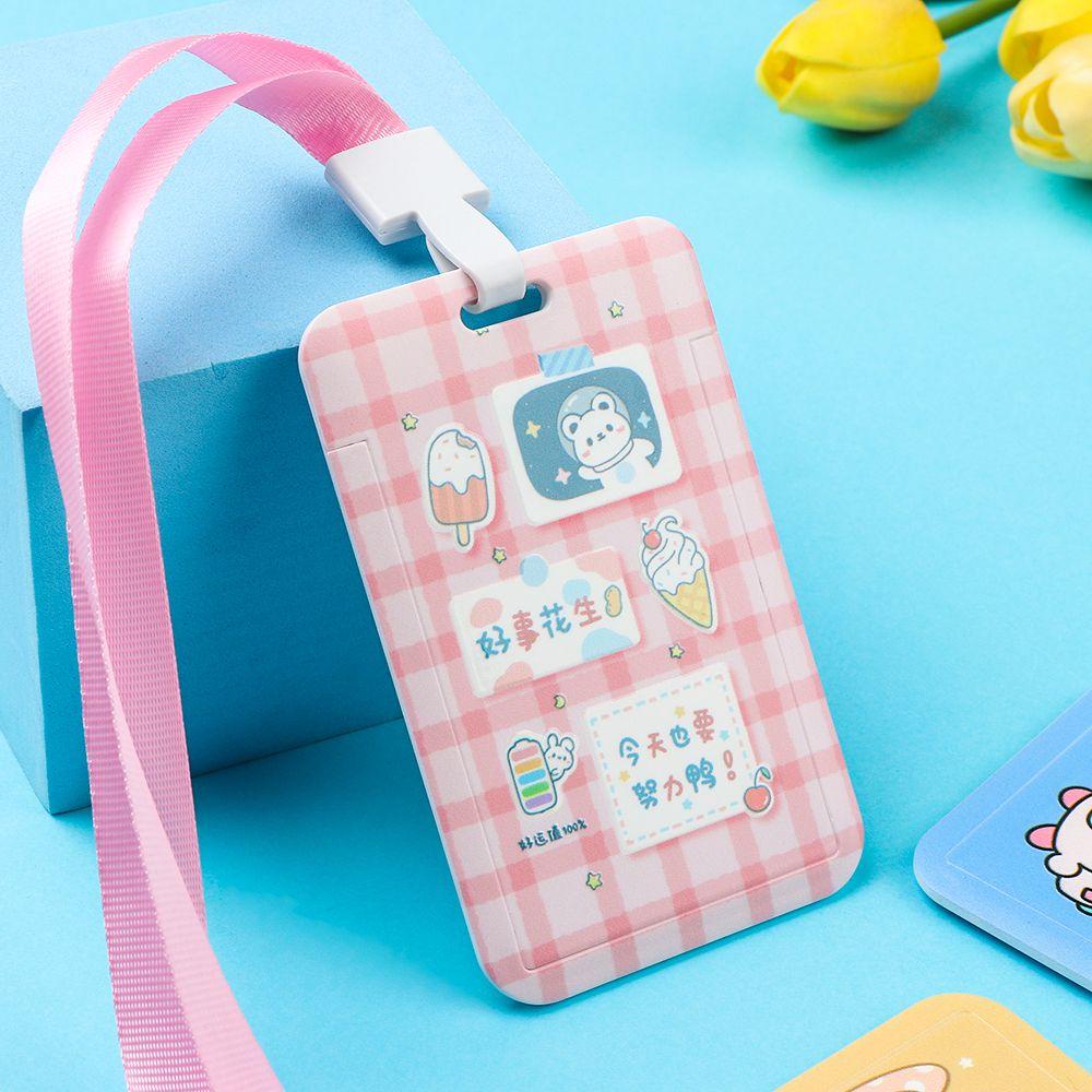 TOP Card Holder Fashion Kartun Lovely Name Badge Holder