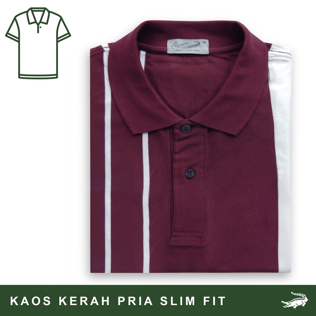  Crocodile  ROBI Baju Kaos  Kerah  Pria Men Polo Original 