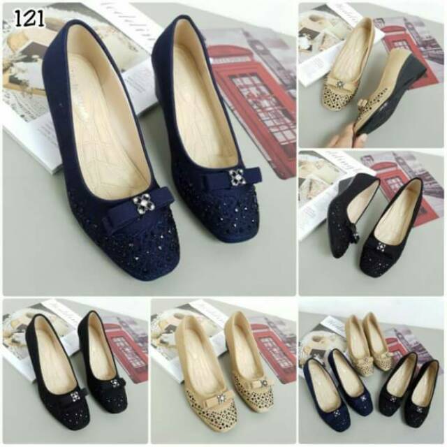 SEPATU WEDGES WANITA IMPORT D&G 121