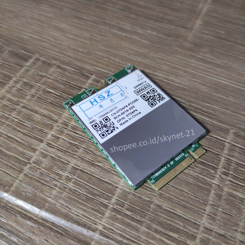Modul Modem Dell Dw5821e LTE CAT 16 wwan
