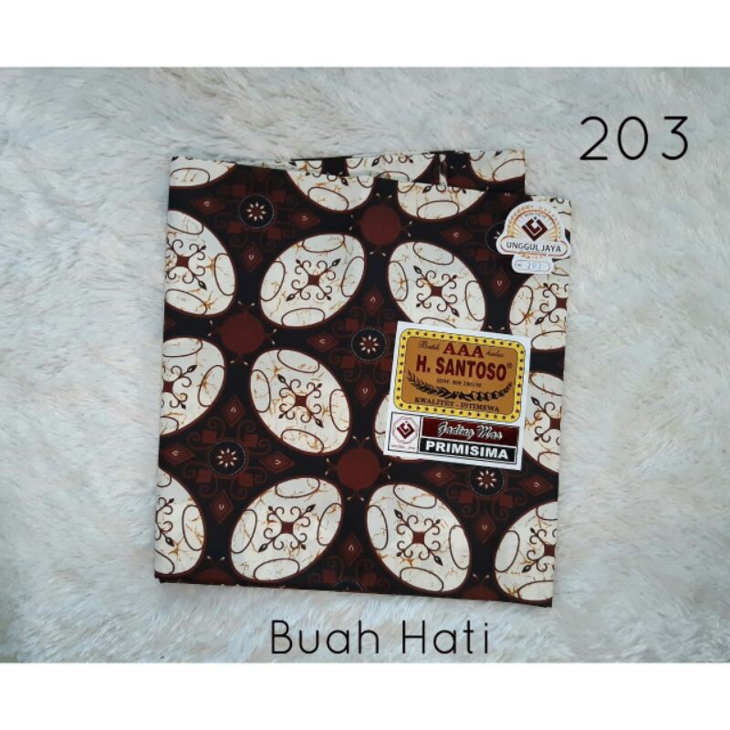 KAIN JARIK SANTOSO GADING MAS / KAIN BATIK WARNA GADING