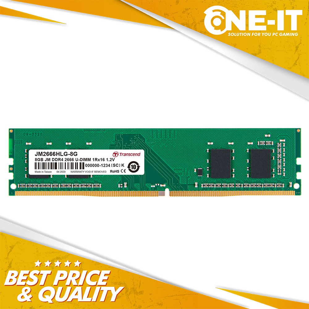 Ram Transcend JM2666HLG-8G 2666 Jetram 8GB DDR4