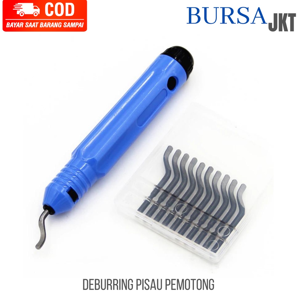 DEBURRING TOOL ALAT PISAU SCRAPER SAYAT KEROK KOREK LUBANG + ISI PISAU