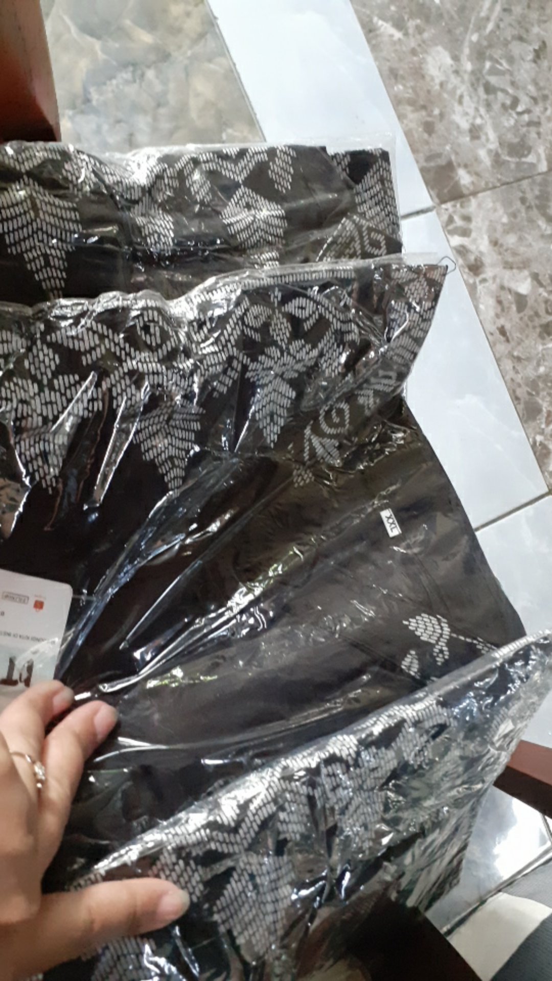 Cod- Dt Collection Kemeja Hem Batik  Pekalongan Kombinasi Kerah Koko