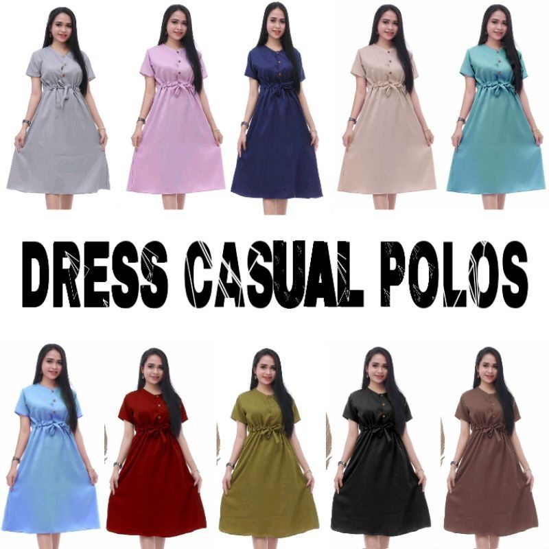 Atasan wanita dress casual Dress wanita Dress korea Rok pendek wanita korea Daster kekinian Daster busui