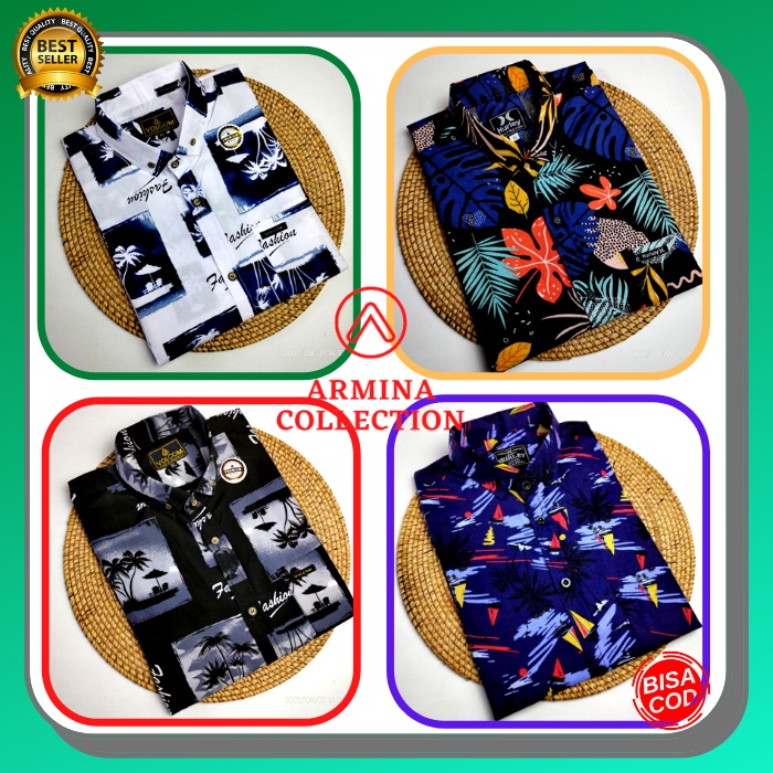 TERBARU KEMEJA MOTIF PRIA DEWASA / HEM PRIA CASUAL MOTIF / KEMEJA HAWAI KEMEJA SANTAI TERBARU 2022