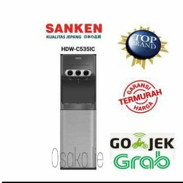DISPENSER SANKEN 3 KRAN GALON BAWAH PANAS DINGIN BIASA KIRIM VIA GOSEND