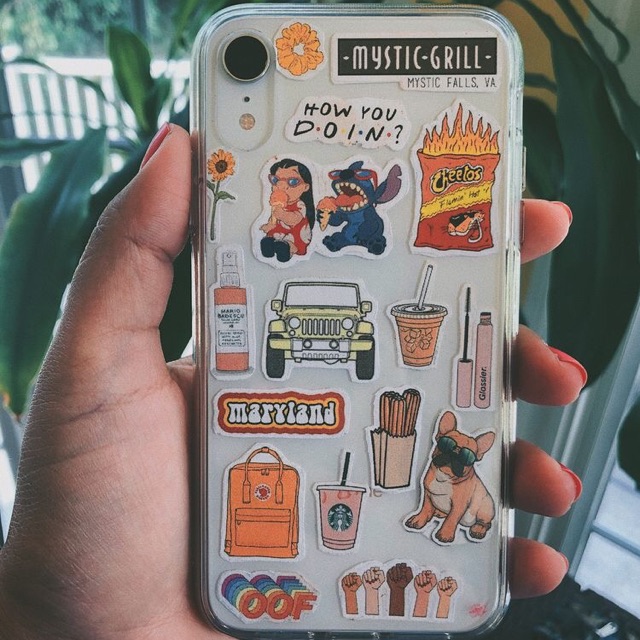 STICKER CASE TUMBLR + ANTI-CRACK UNTUK HP LAPTOP