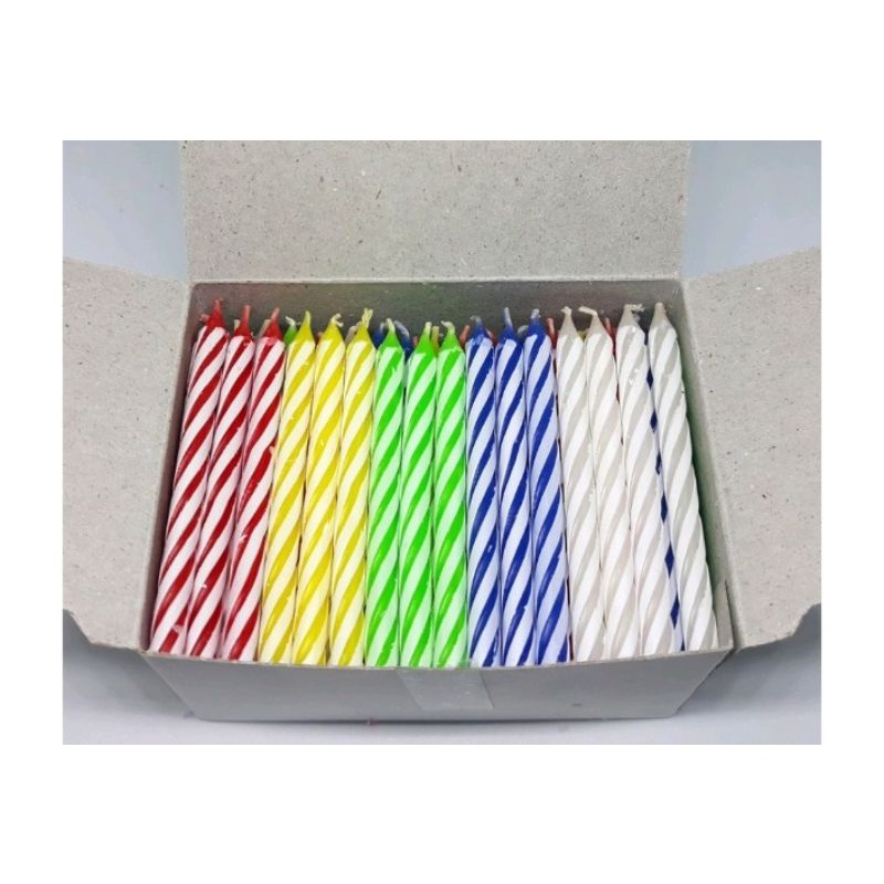 Lilin Ultah/Lilin Ulang Tahun/Lilin Spiral Ultah/Lilin Batangan