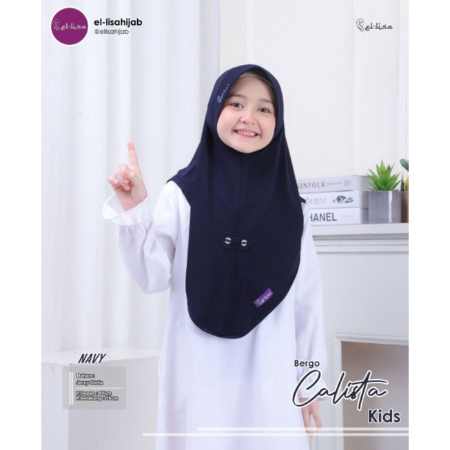 Bergo Calista Kids ORI by Elisa Hijab