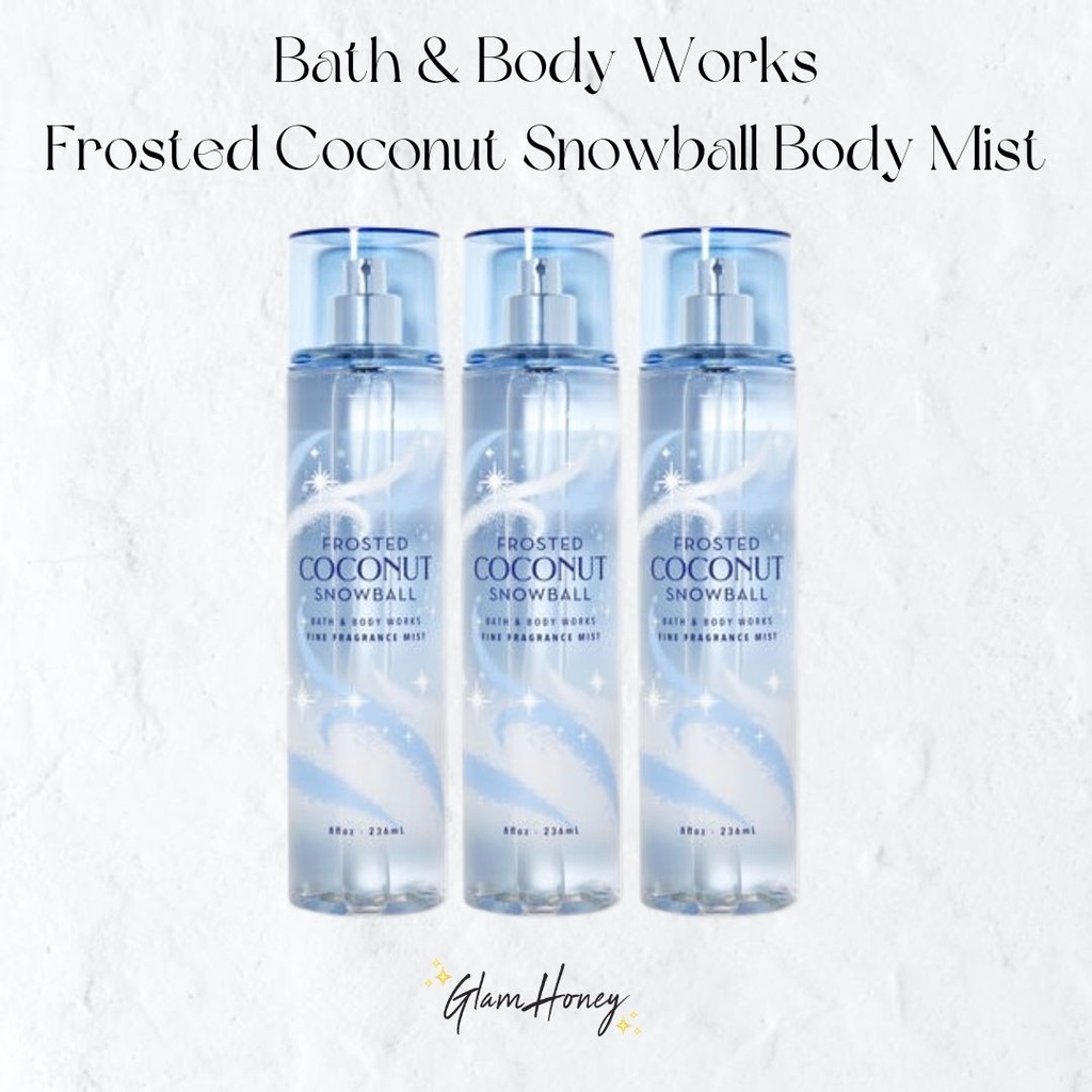 Frosted Coconut Snowball - Bath and Body Works (Bodymist @236ml) Parfume