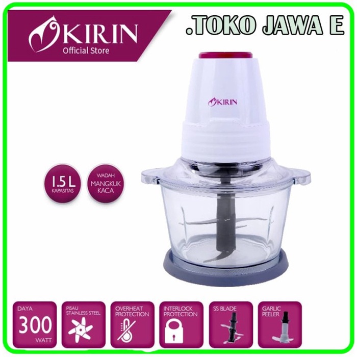 CHOPPER KIRIN KFC 315G/KIRIN FOOD CHOPPER PELUMAT Kapasitas 1,5 Liter