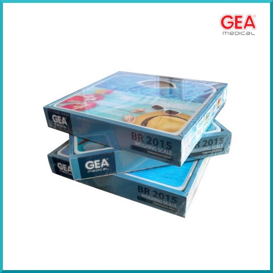 (MUTIARA ALKES) BISA PILIH MOTIF - Timbangan Badan Manual (Analog) GEA BR-2015 - FREE PLASTIK BUBLE