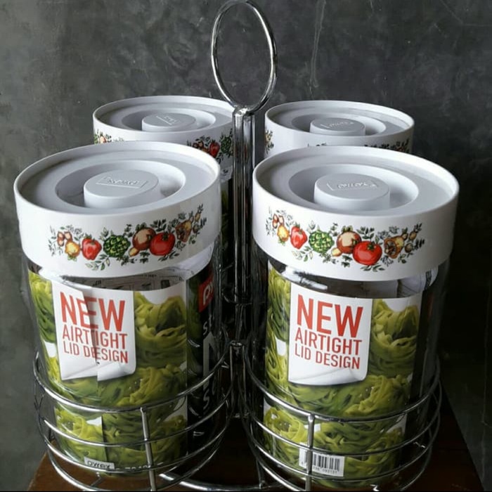 

Special Lebaran - Toples Pyrex Store N See Set with Stainless Steel