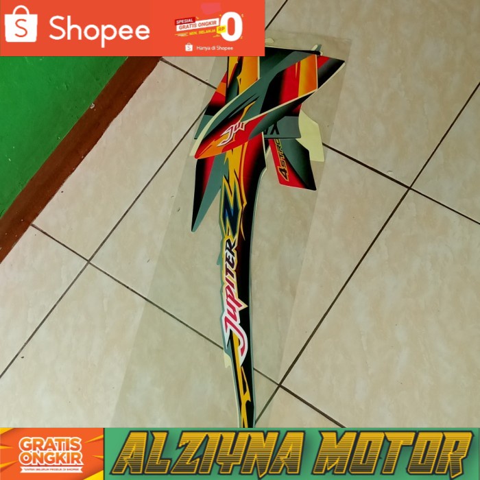 Sticker stripping body Jupiter Z lama silver