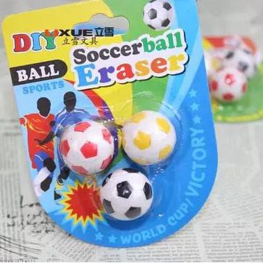 

Terbaru Set Penghapus Berbentuk Bola Sepakbola / Soccer (Isi 3) Dijamin Ori