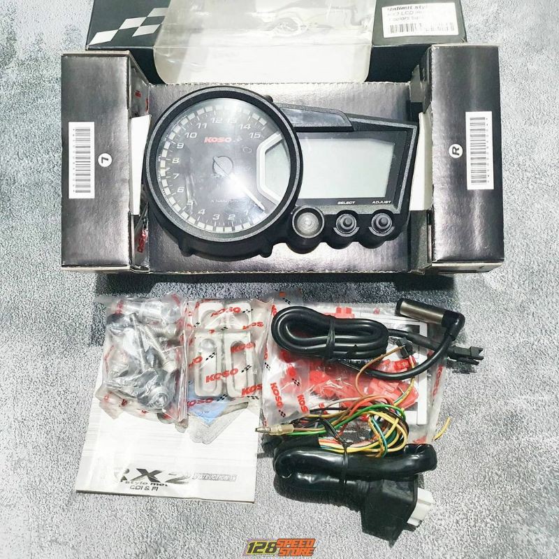 Speedometer Digital Koso RX2 Original Universal