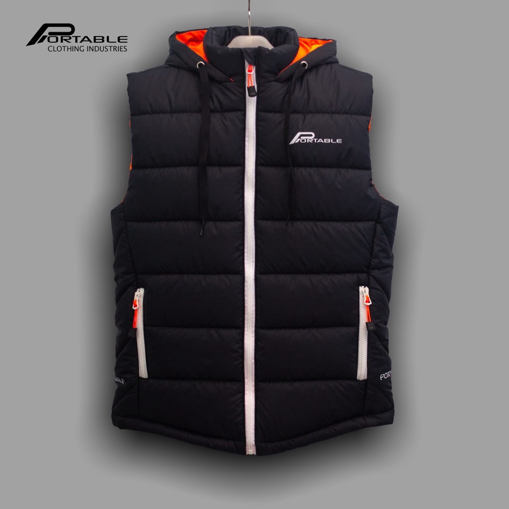 Jaket Rompi Pria keren Rompi Vest Motor Anti Angin Bahan Waterproof-1