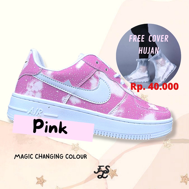 LUMMYSHOP SEPATU WANITA CLOUDY MAGIC CHANGING SNEAKERS IMPORT ( 2 WARNA REALPICTURE )