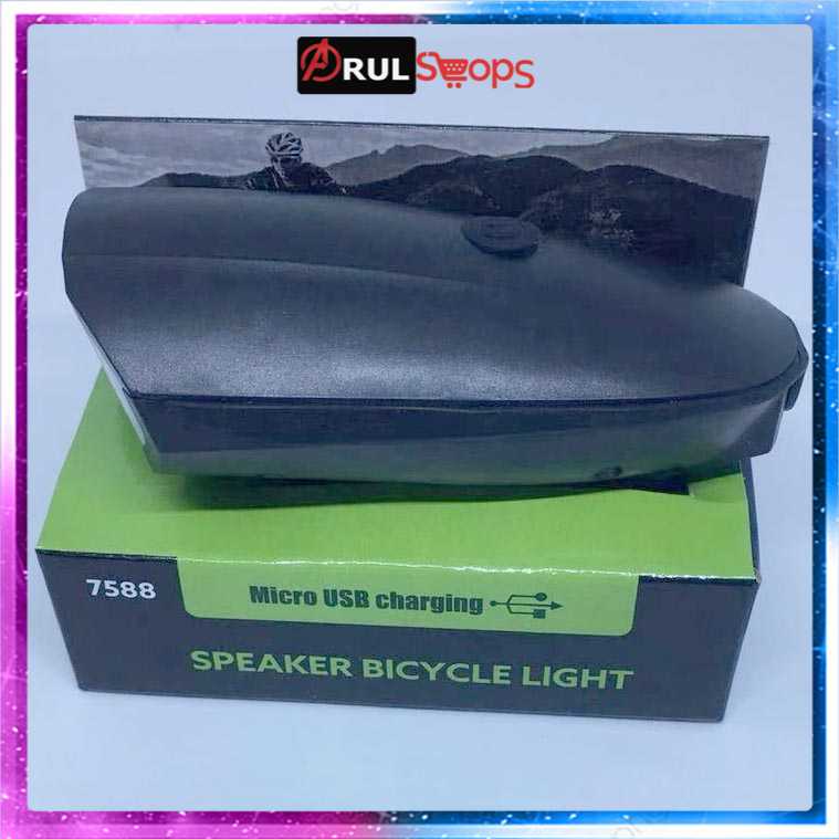 ANLOOK Lampu Klakson Sepeda Bike Light XPG LED 250 Lumens - 7588