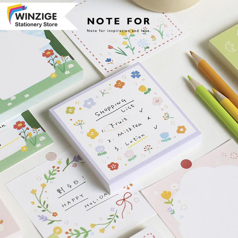 

Kertas Memo Motif Bunga Warna-Warni Untuk Scrapbook / Jurnal Diy 100 Lembar