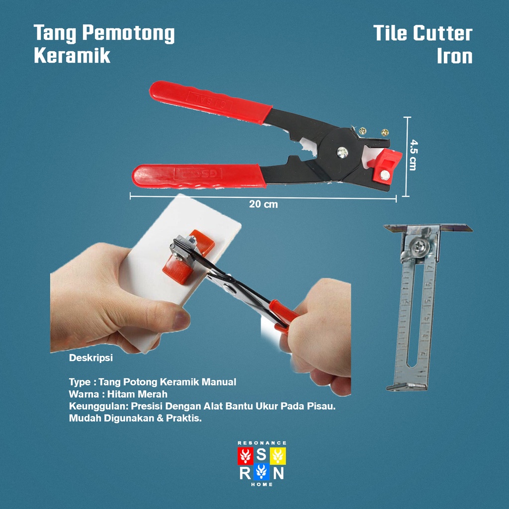 Tang Potong Keramik Manual l Alat Pemotong l Tile Cutter Resonance Home