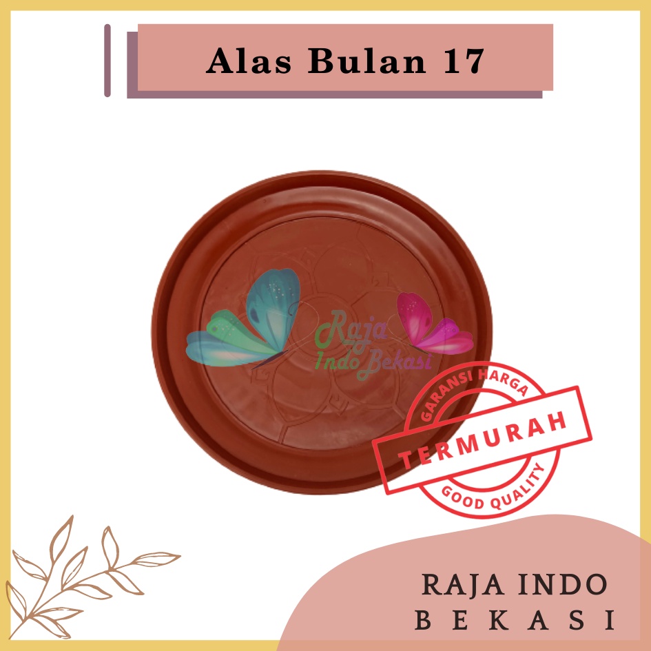 Tatakan Polos Alas Bulan 17 Merah BataTerracota Terracotta Merah Coklat By Garden Of Love Untuk Pot Tawon 18 21 Putih Pot Pirus Tawon