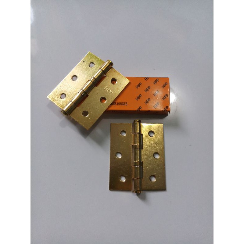 Engsel plat 3&quot; Putih dan Kuning atau Engsel jendela
