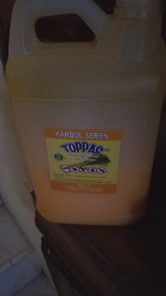 Toppas Karbol Sereh - 5 L 5l 5 Liter -grabgojek