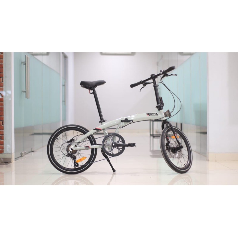 Sepeda Lipat Element Ecosmo 7 Sp 20 Inch Hydrolic New Frame Alloy Bergaransi SNI-1