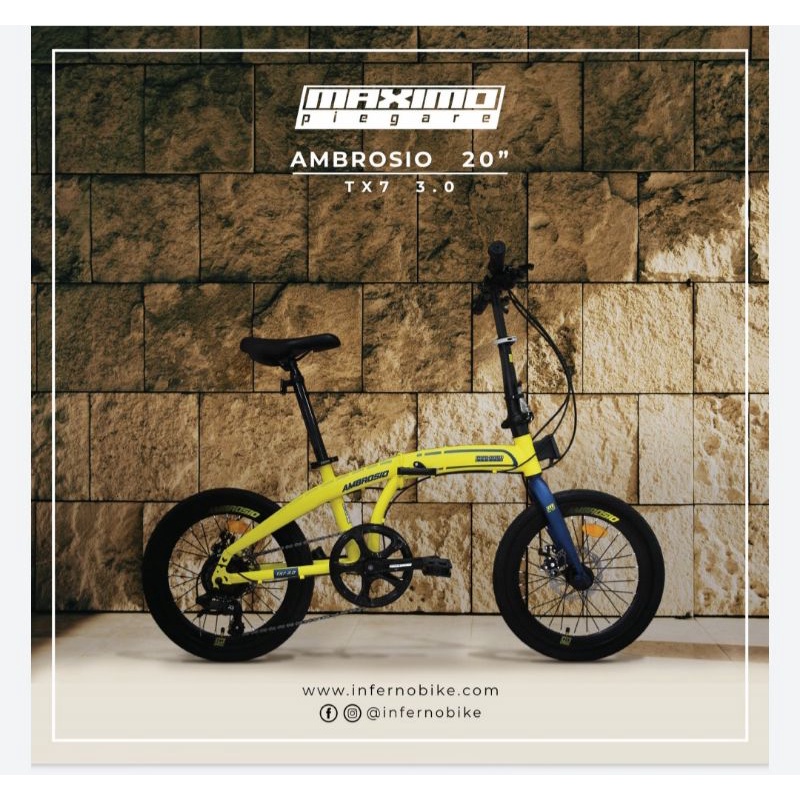 Sepeda Lipat 20 Maximo Ambrosio TX 7 3.0 (By familyBike)