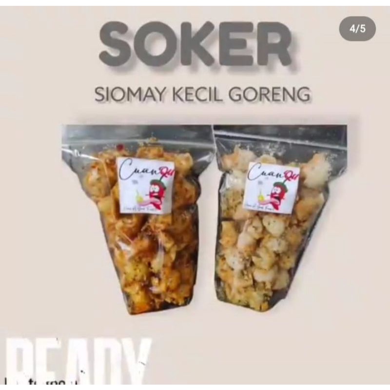 

Siomay kecil Kering