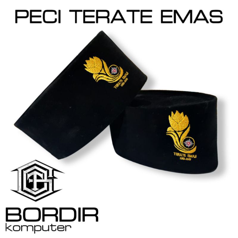 PECI PSHT PECI TERATE EMAS PECI PSHT BORDIR SONGKOK PSHT BORDIR  SONGKOK SH TERATE KOPYAH PSHT TERBA