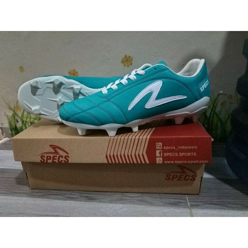 sepatu bola rumput SPECS biru hitam polos toska full black putih full white dewasa murah-5