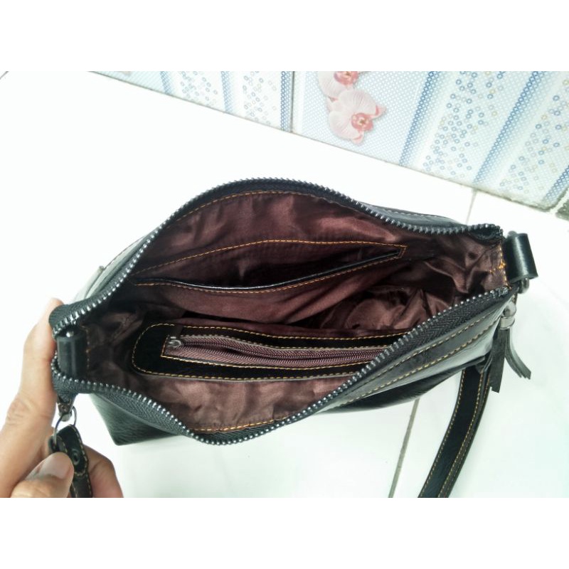 HELENA VINTAGE TAS SLEMPANG SEMI KULIT