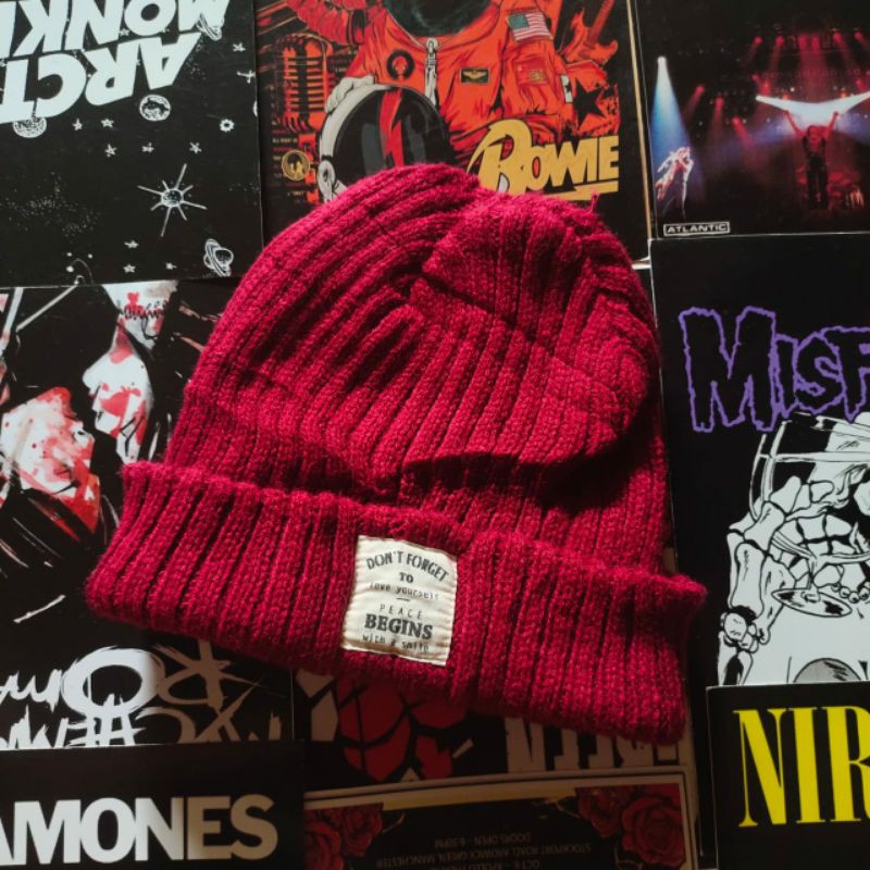 kupluk beanie second bekas import original