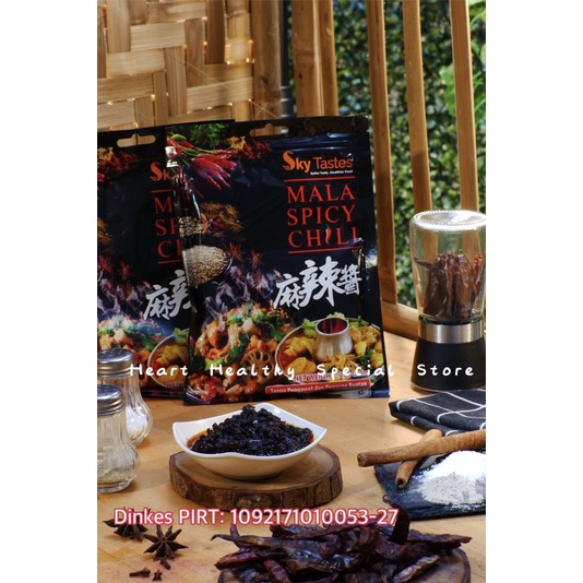 

Bumbu Mala Vegetarian Mala Spicy Chilli Pasta Bumbu Hotpot vegetarian 200g