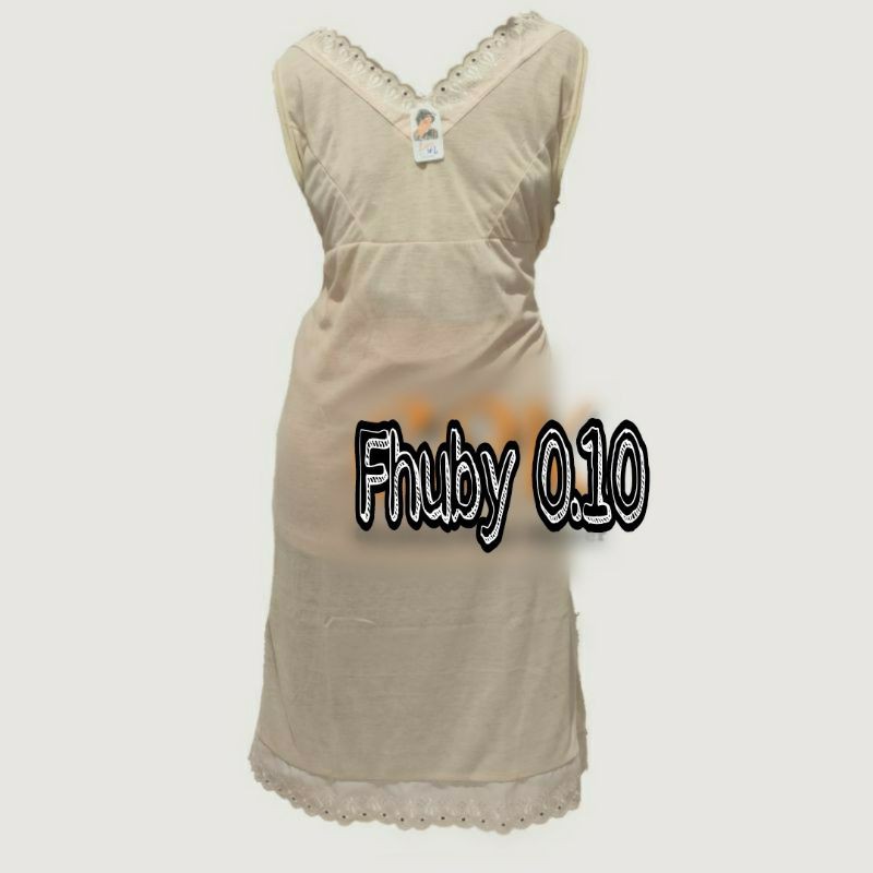 Androk Dress Panjang / Daleman Long Dress / Underok Terusan Murah