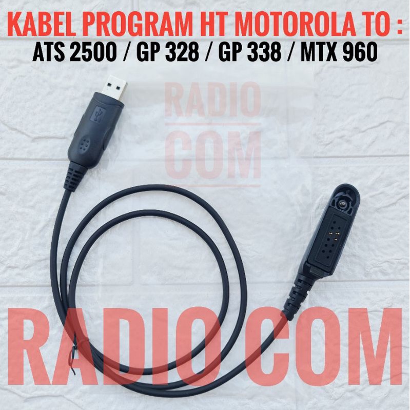 KABEL DATA HT MOTOROLA ATS 2500 / KABEL PROGRAM HT MOTOROLA GP 338 GP 328 ATS 2500 MURAH