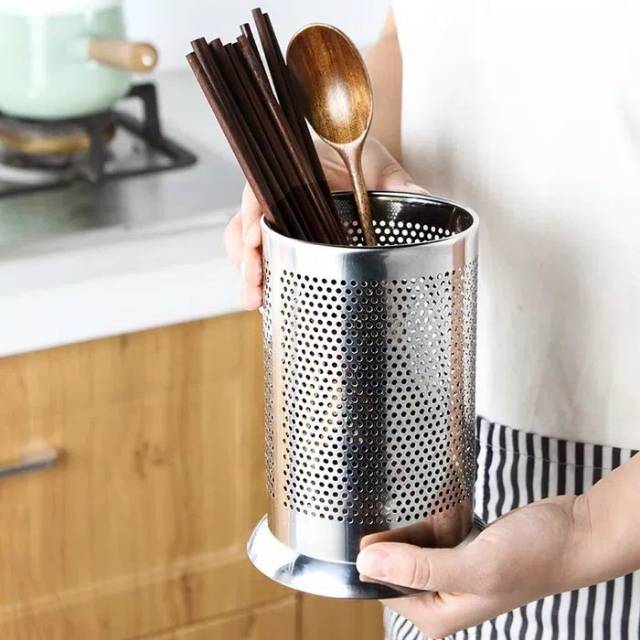 GAGA Tempat sendok / Tempat sumpit stainless / Peniris garpu serbaguna TS-105