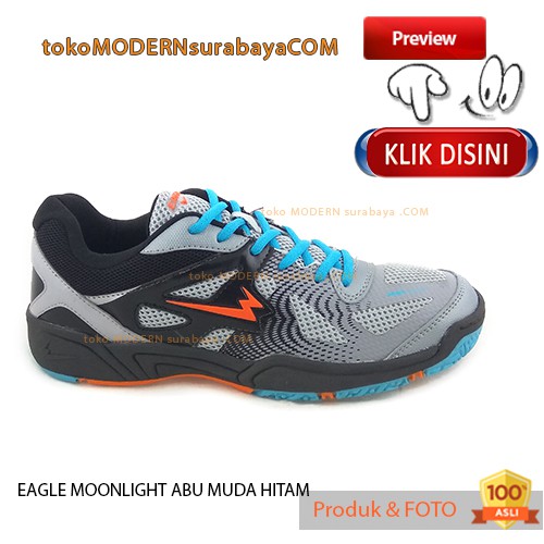 EAGLE ORIGINAL UKURAN JUMBO EAGLE MOONLIGHT sepatu pria  olahraga badminton sneakers kets
